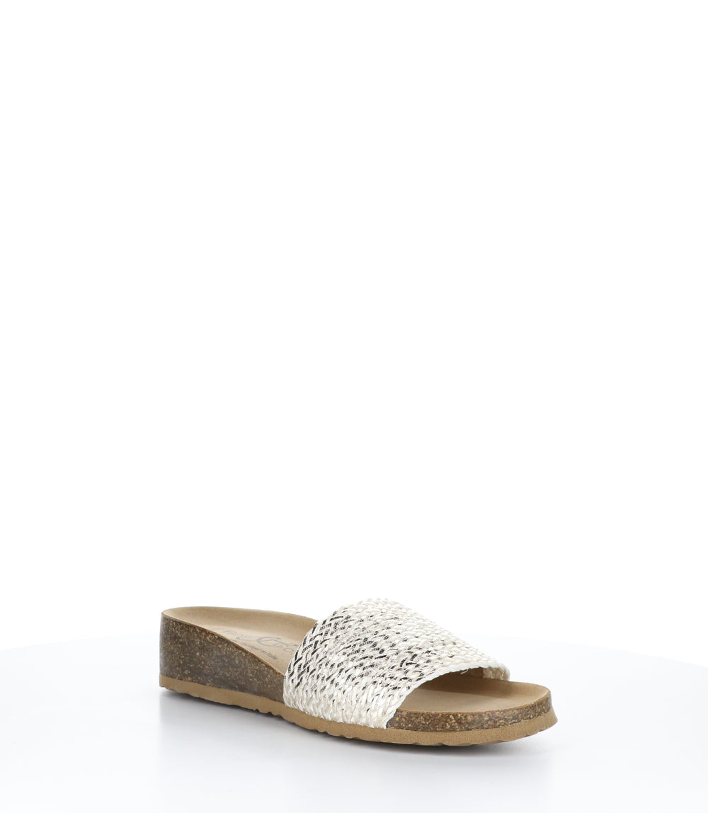 LACIE SILVERGOLD Wedge Mules