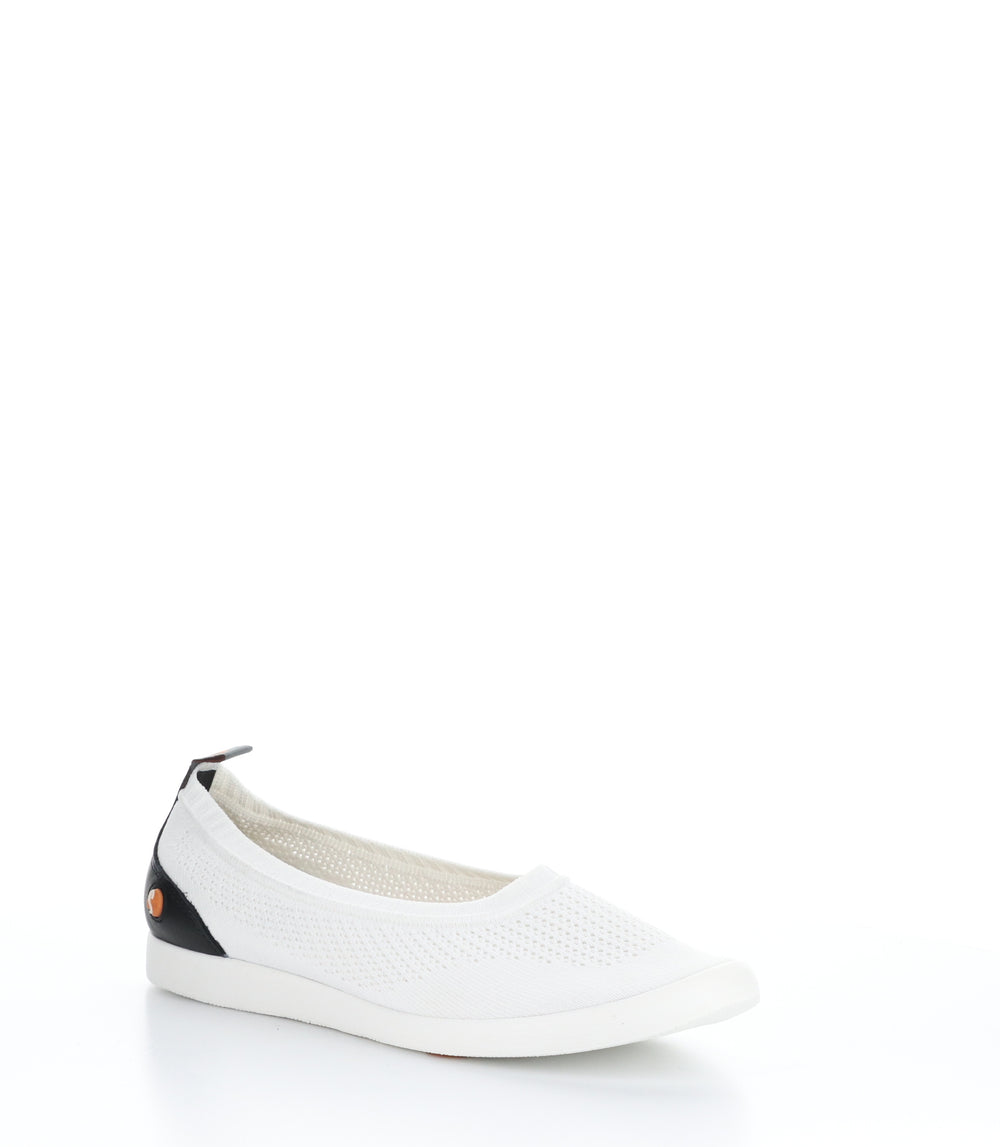 LALI694SOF WHITE Round Toe Shoes