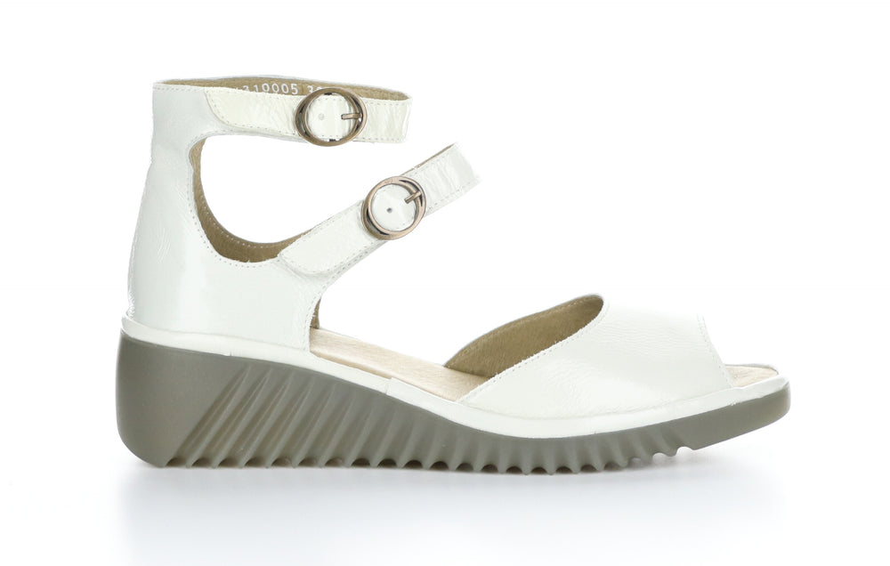 LAYE310FLY Luxor Offwhite Ankle Strap Sandals