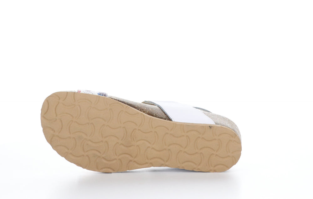 LAZIO White Sling-Back Sandals