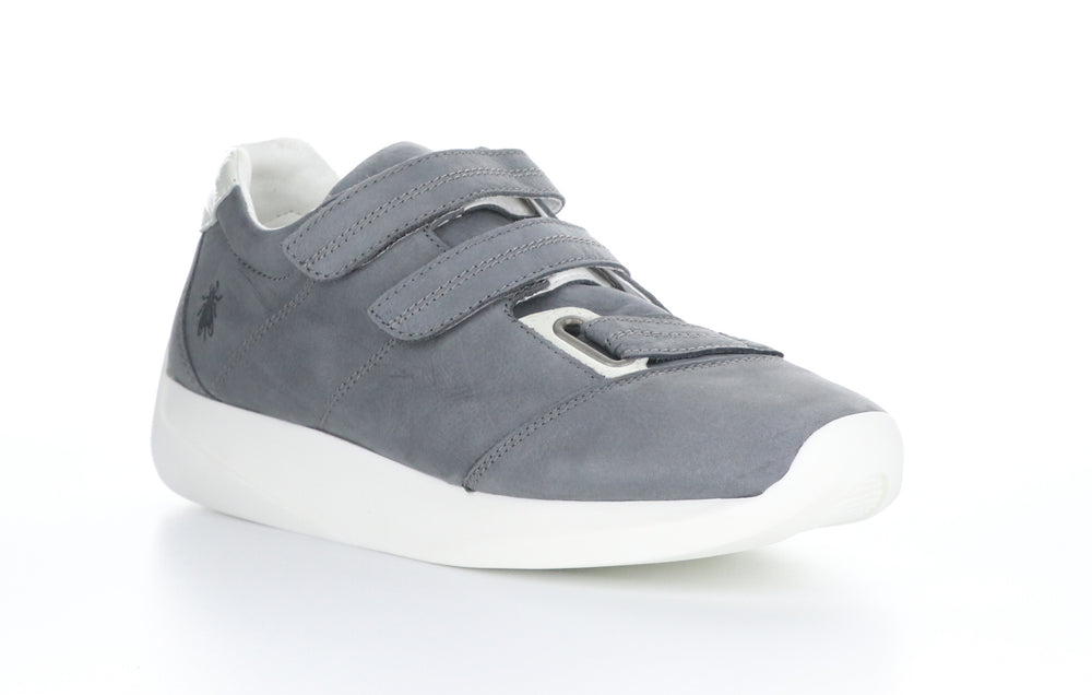 LECK732FLY Long Blue Grey/Off White Velcro Trainers