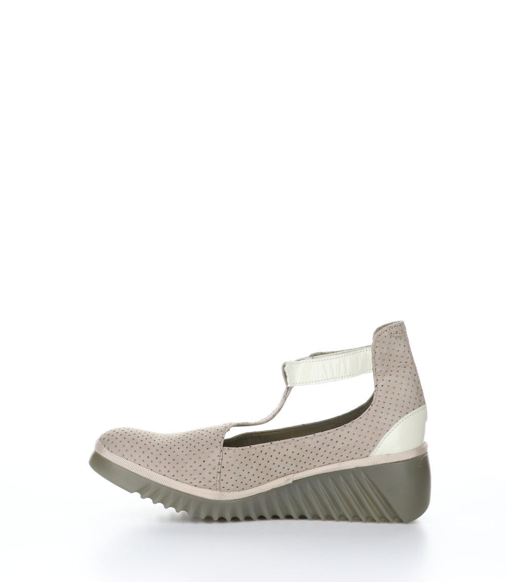 LEDA359FLY CONCRETE/OFFWHT Wedge Shoes