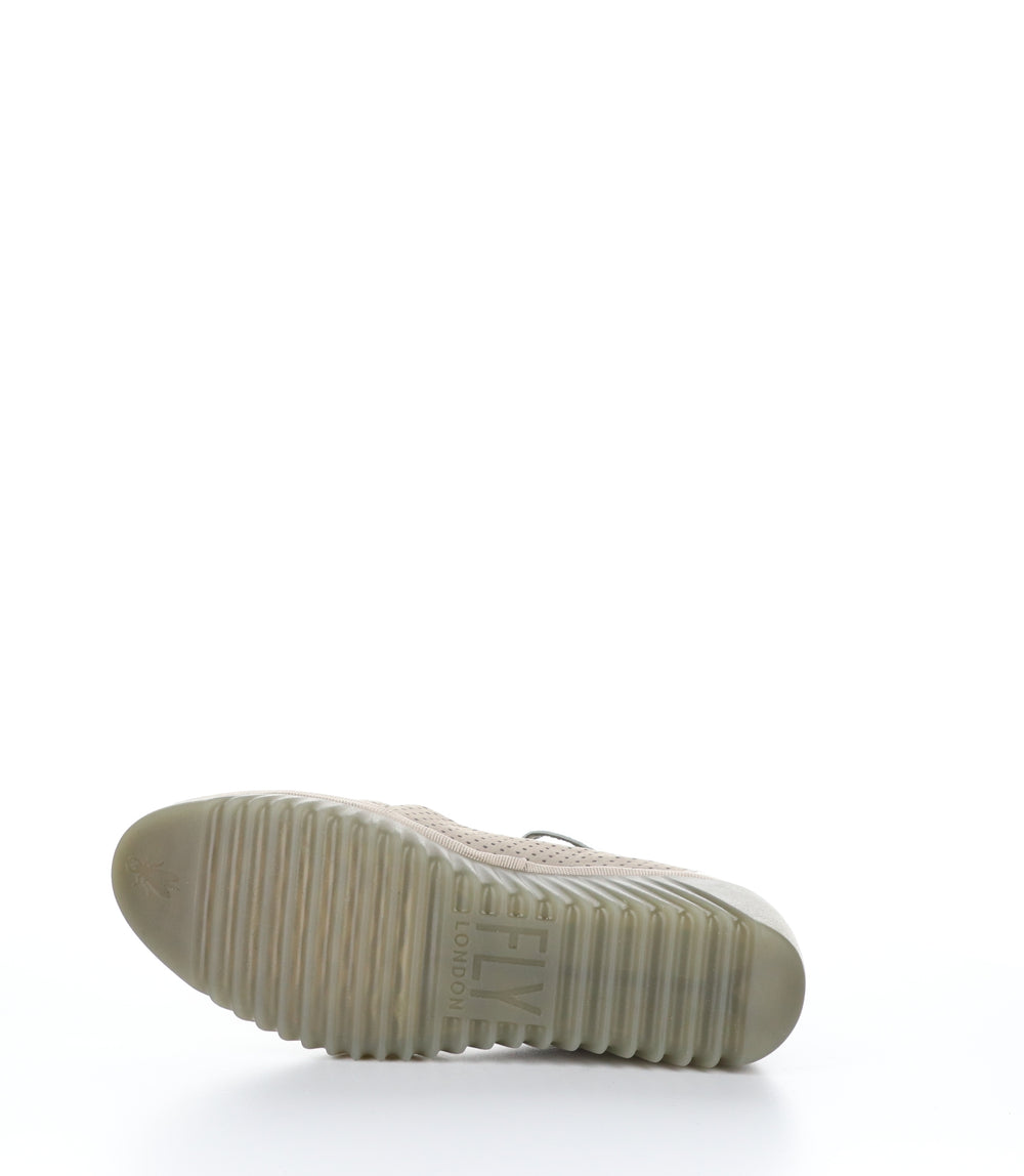LEDA359FLY CONCRETE/OFFWHT Wedge Shoes