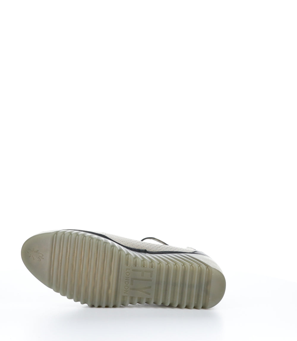 LEDA359FLY SILVER/BLACK Wedge Shoes