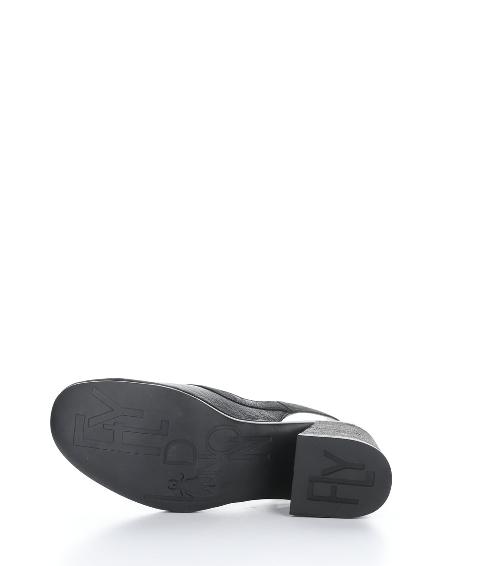 LEVO375FLY BLACK Round Toe Shoes