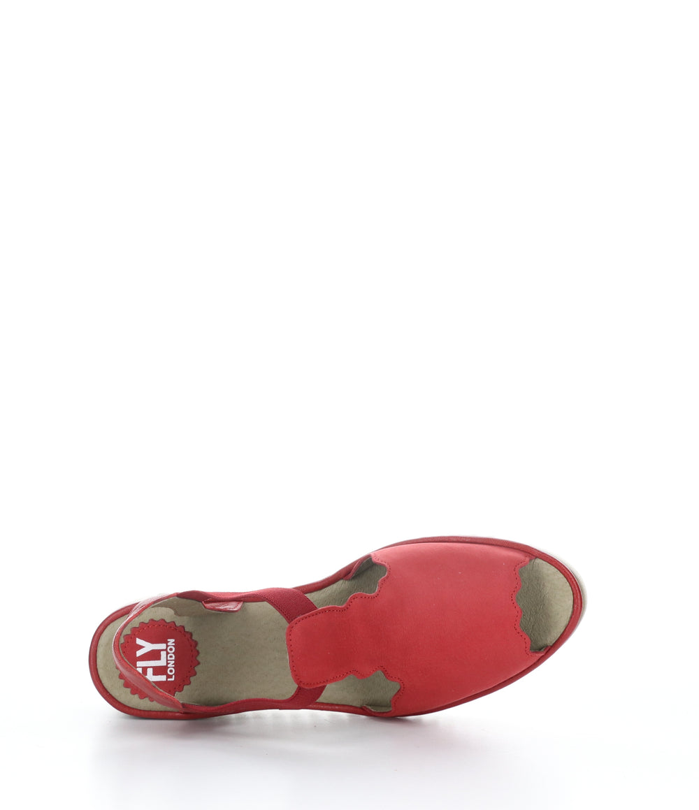 LINN384FLY LIPSTICK RED Round Toe Shoes