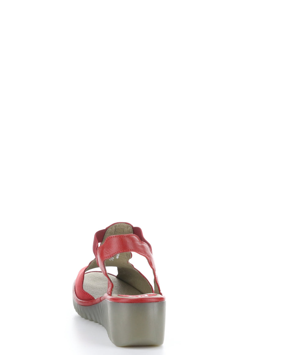 LINN384FLY LIPSTICK RED Round Toe Shoes