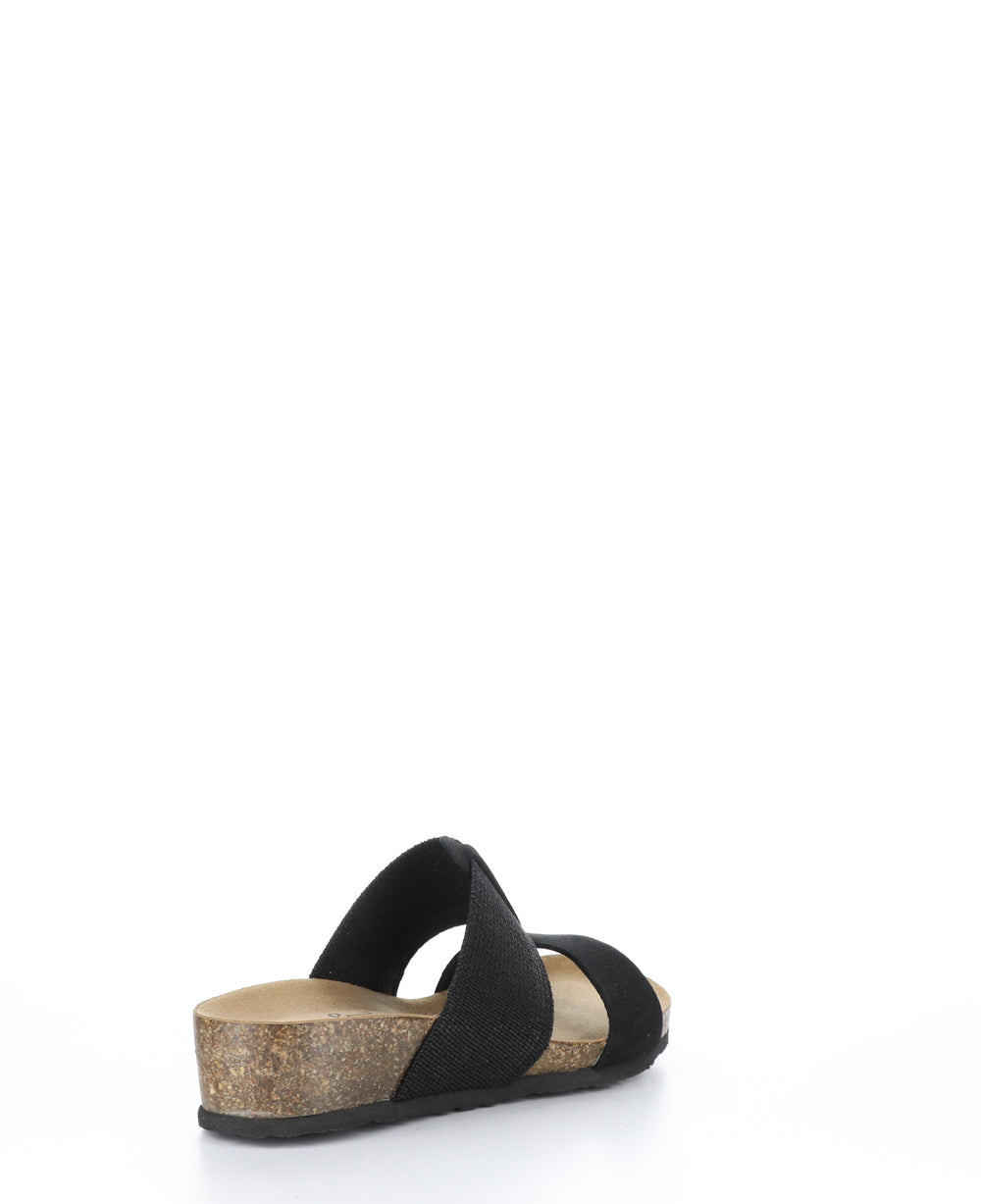 LULU BLACK Wedge Sandals