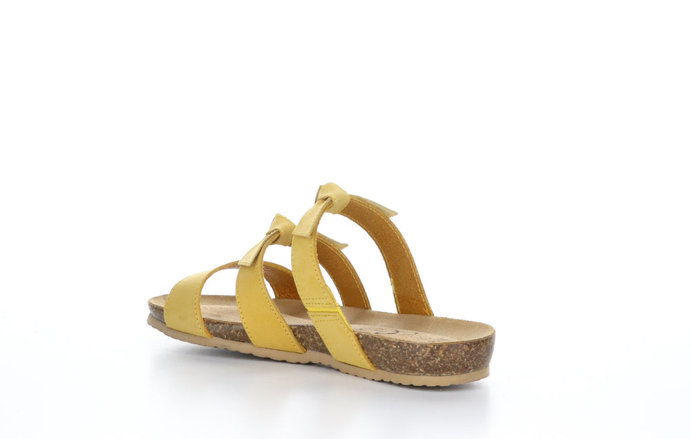 LURE Yellow Strappy Sandals