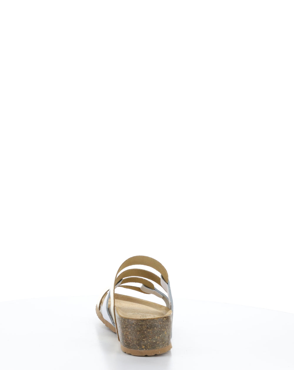 LUZZI WHITE/PLATINUM Slip-on Sandals