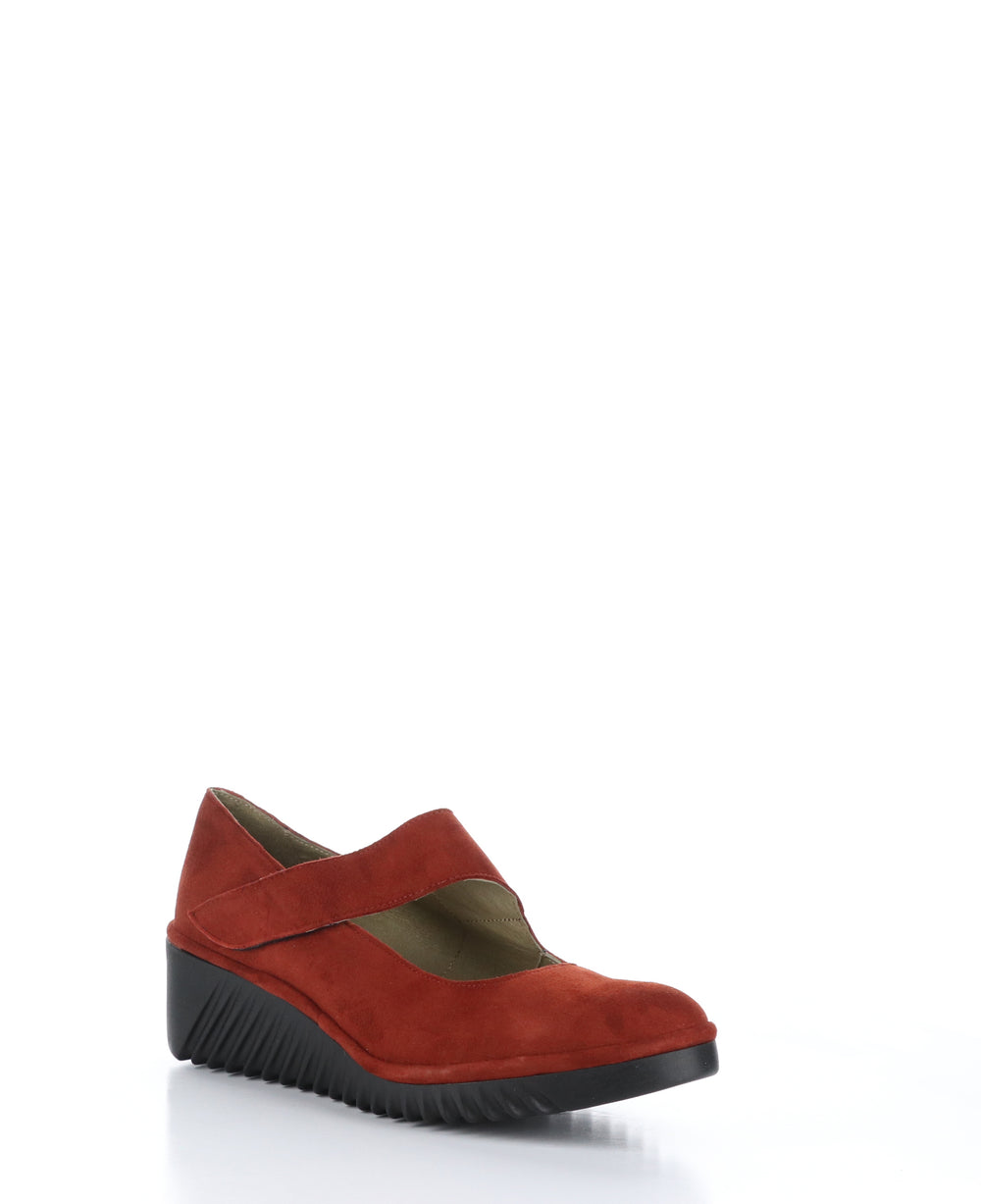 LYKA350FLY Red Round Toe Shoes