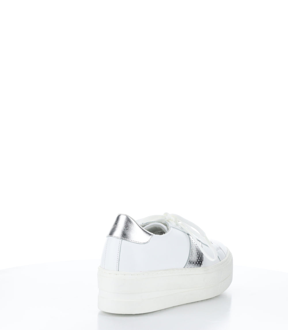 MAISON White Lace-up Shoes