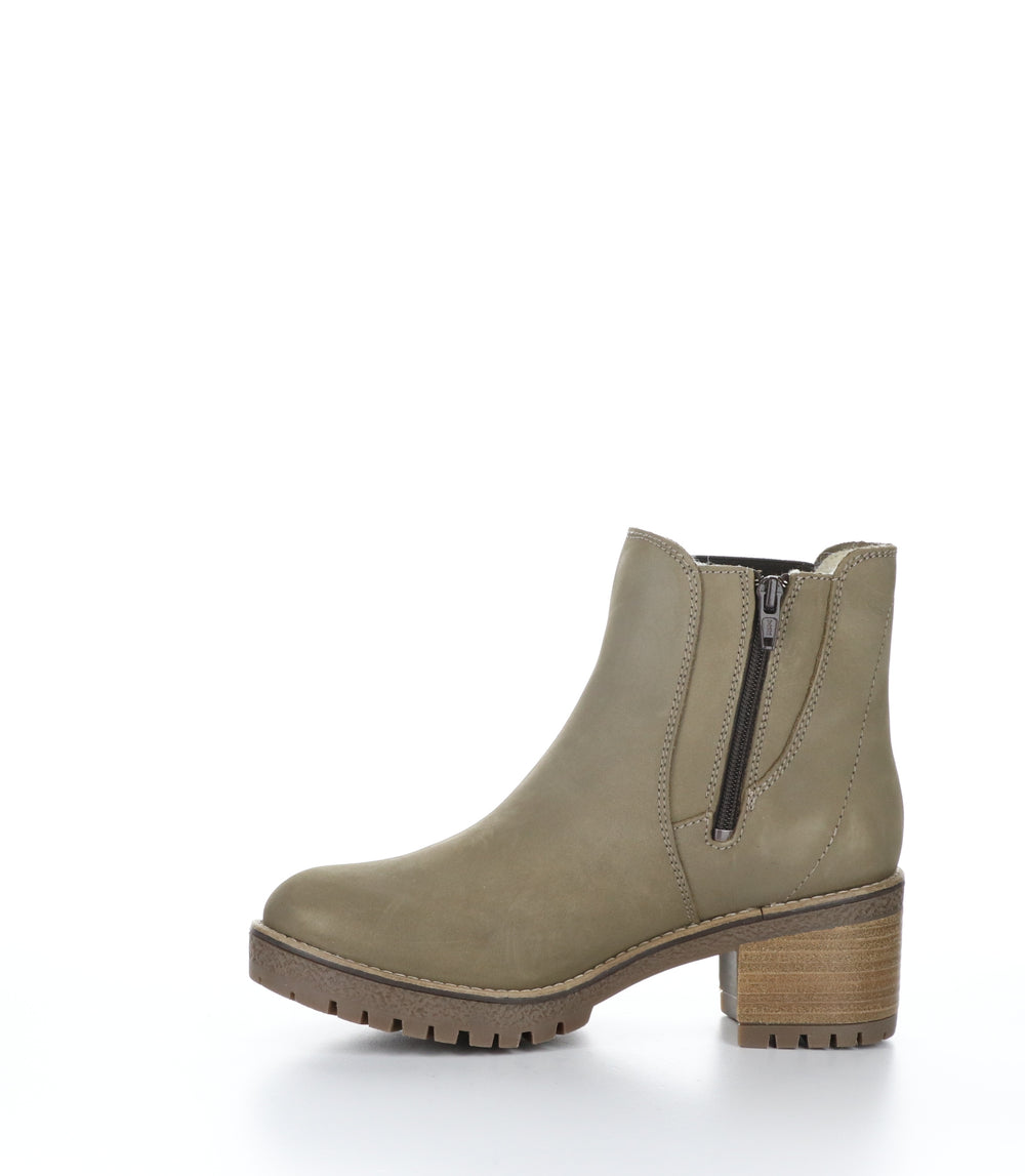 MASI Stone Zip Up Ankle Boots