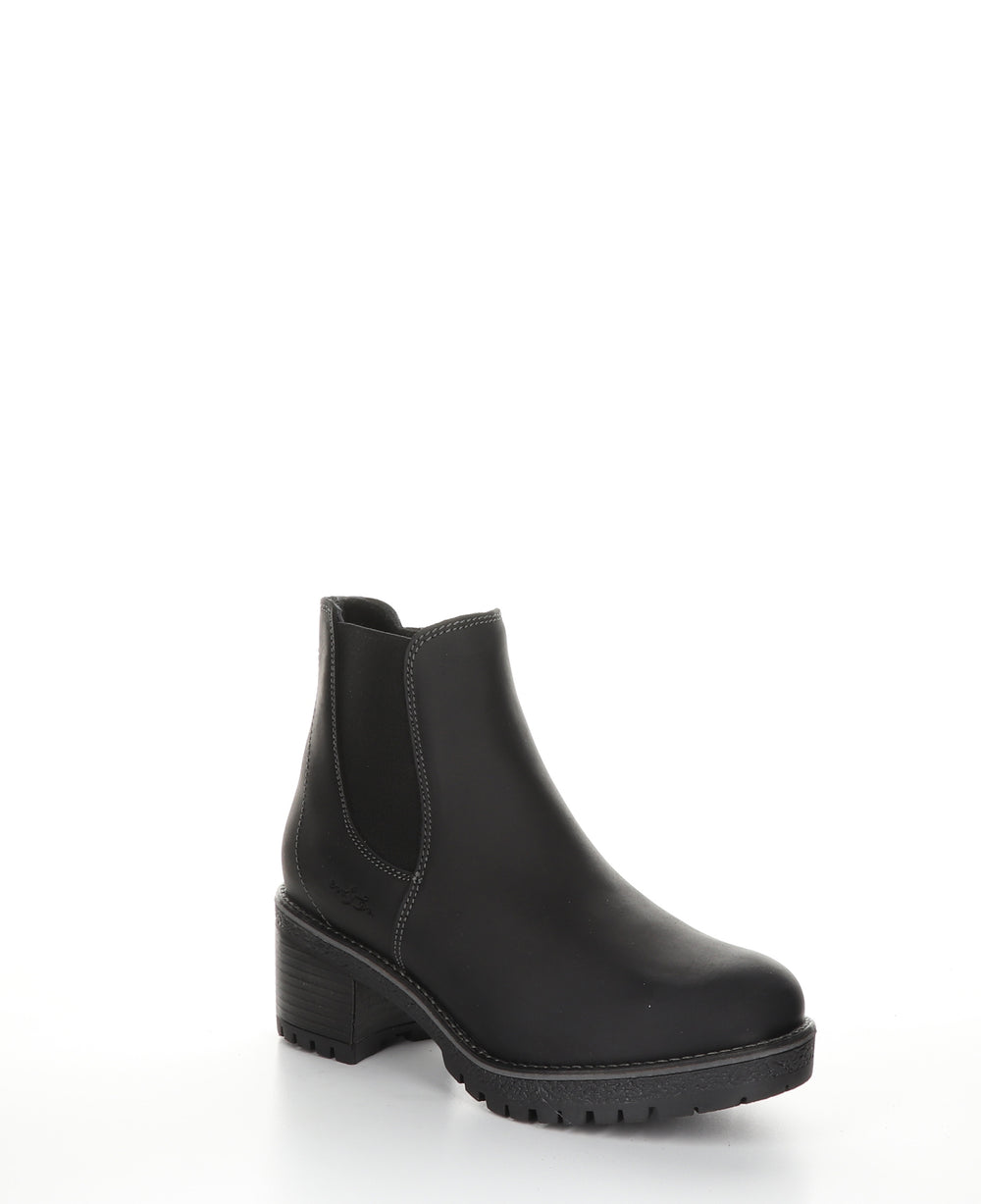 MASS Black Zip Up Ankle Boots