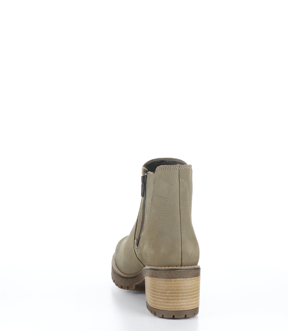 MASS Stone Zip Up Ankle Boots