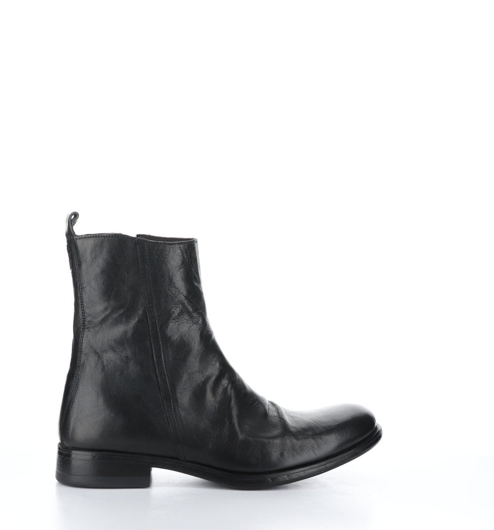 MELV797FLY Black Zip Up Boots
