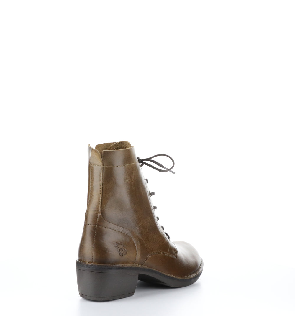 MILU044FLY Camel Zip Up Boots