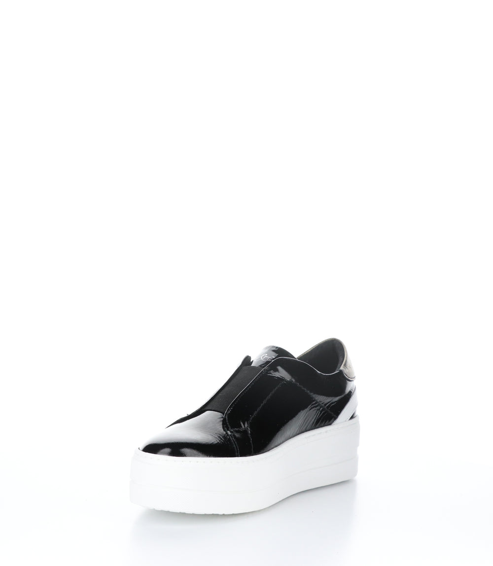 MONA BLACK/WHITE/PEWTER Slip-on Shoes