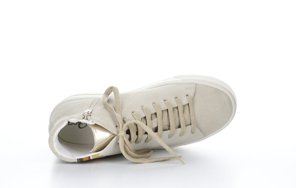MOVI Beige/Gold Lace-up Shoes
