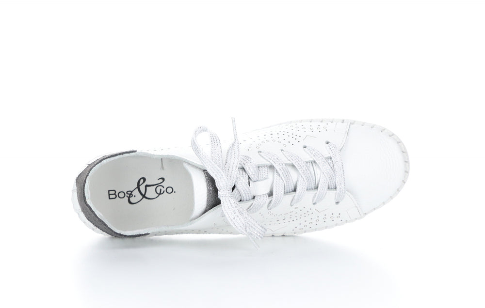 OXLEY White Lace-up Shoes
