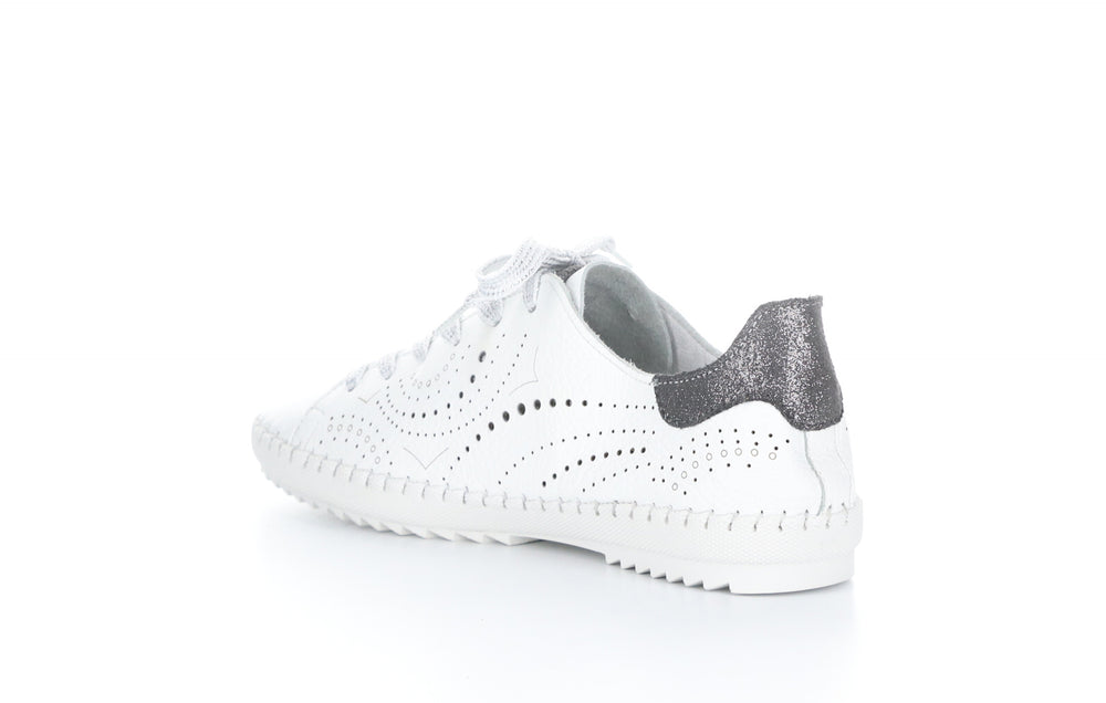 OXLEY White Lace-up Shoes
