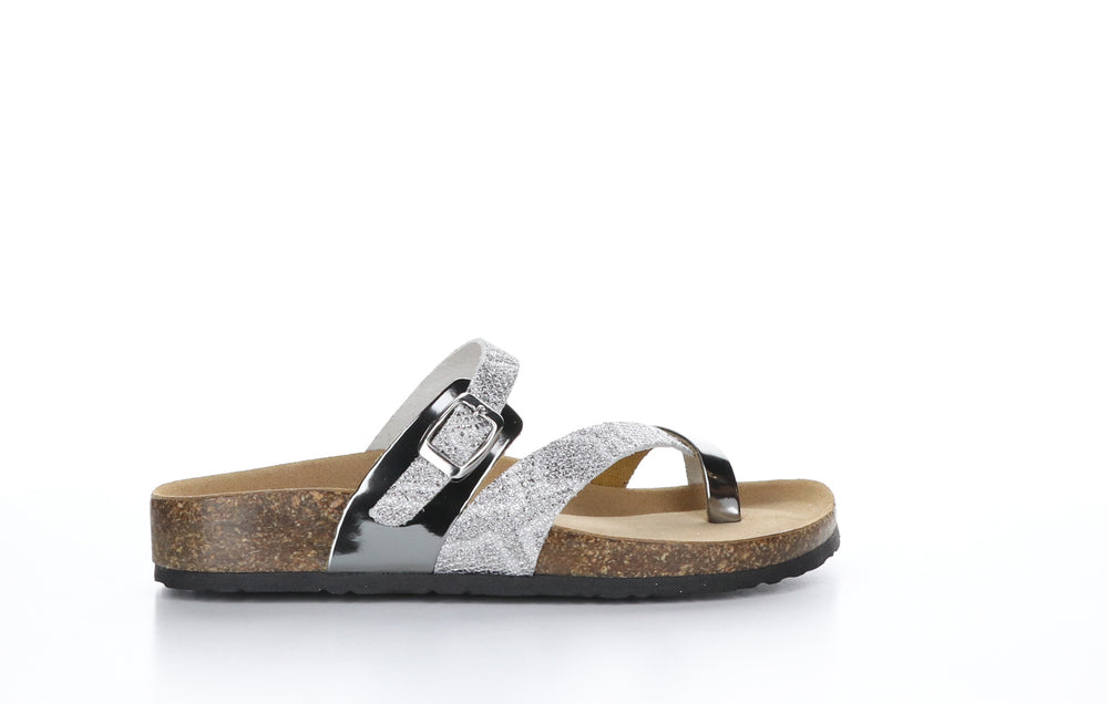 PARR Pewter/Grey Strappy Sandals