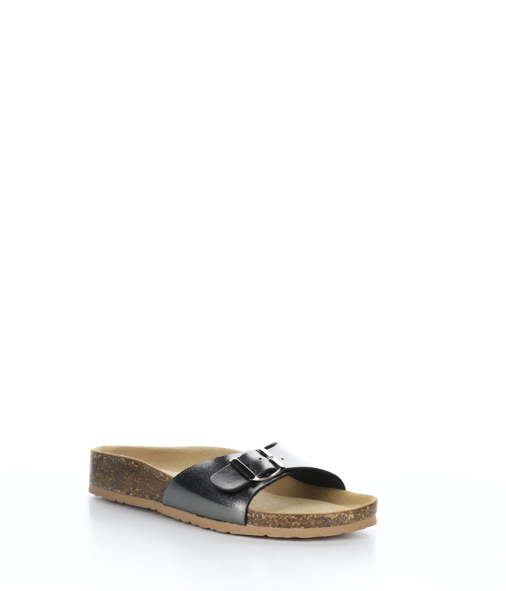 PAST PEWTER Buckle Sandals