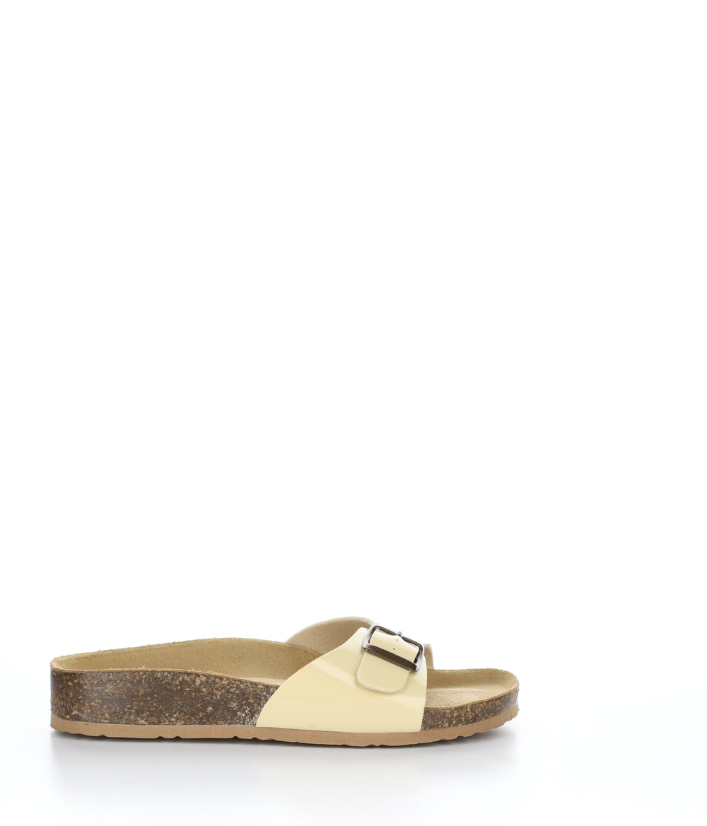 PAST DAISY YELLOW Buckle Sandals