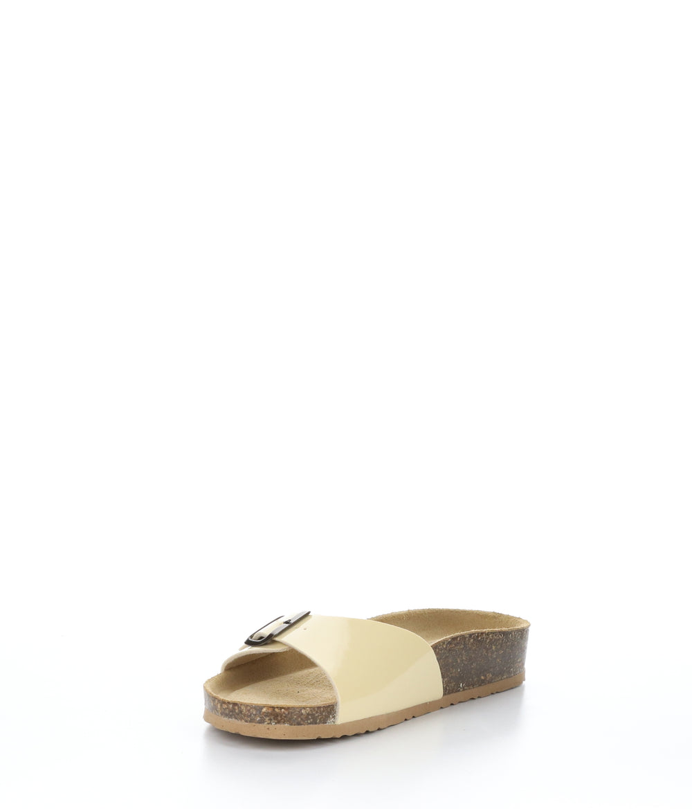 PAST DAISY YELLOW Buckle Sandals