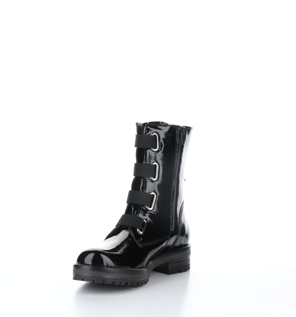PAUSE Black Zip Up Boots