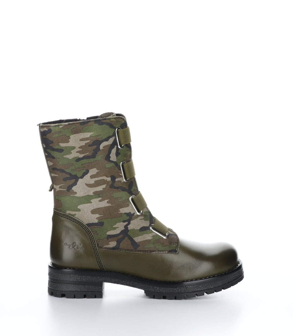 PAUSE Olive Zip Up Boots