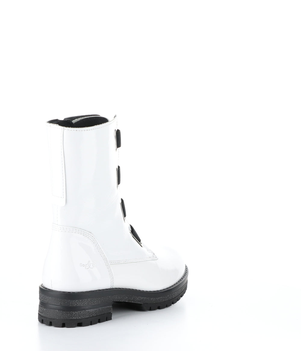 PAUSE WHITE/BLACK Elasticated Boots