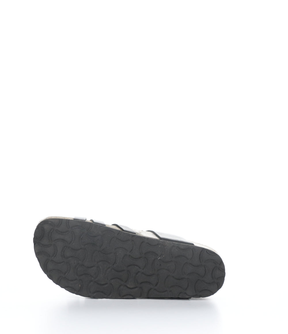 PISCES BLACK Strappy Sandals