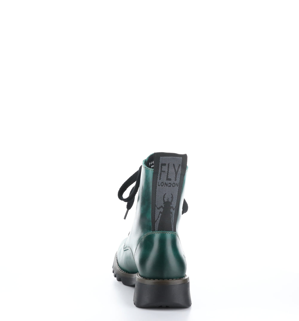 RAGI539FLY Shamrock Green Round Toe Boots