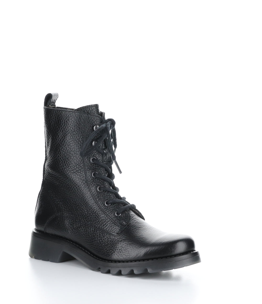 REID893FLY 003 BLACK Lace-up Boots