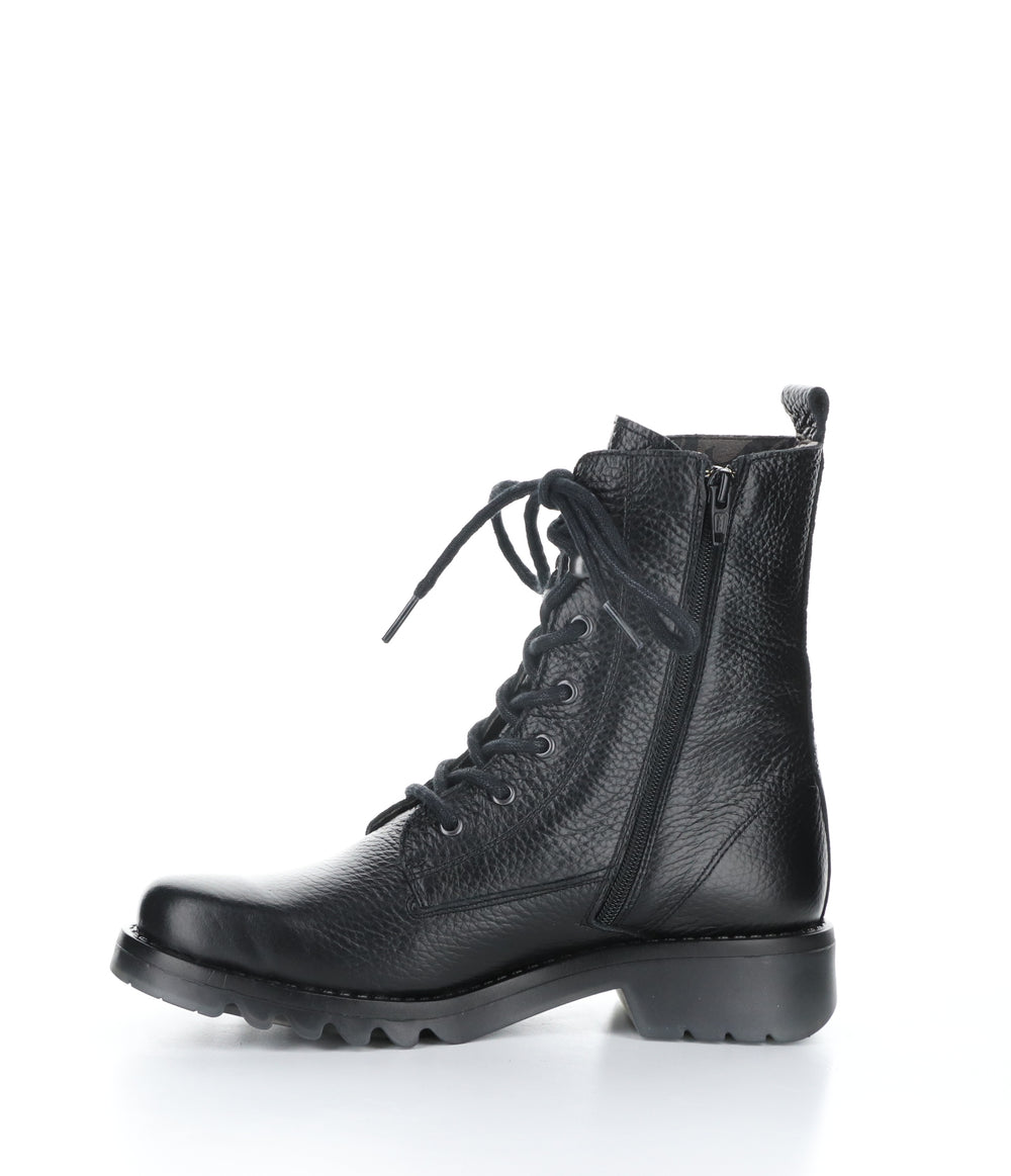 REID893FLY 003 BLACK Lace-up Boots