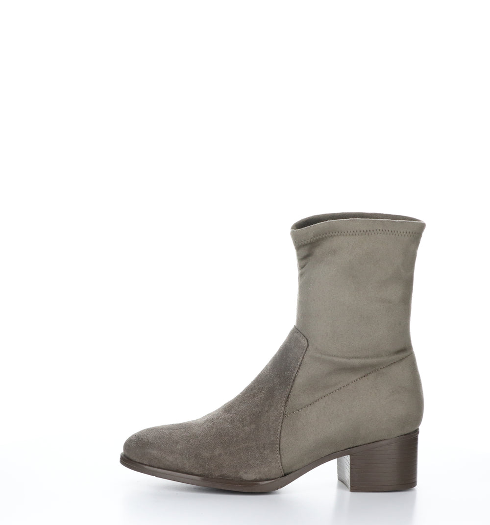 RETAIN Taupe Round Toe Boots