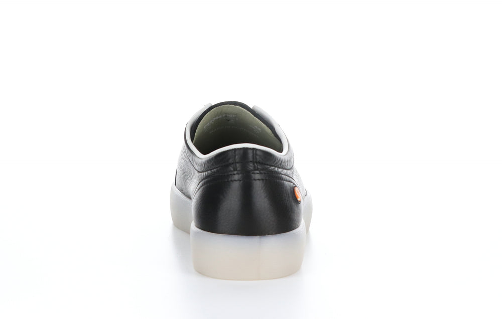 RION647SOF Smooth Black/White Slip-on Trainers