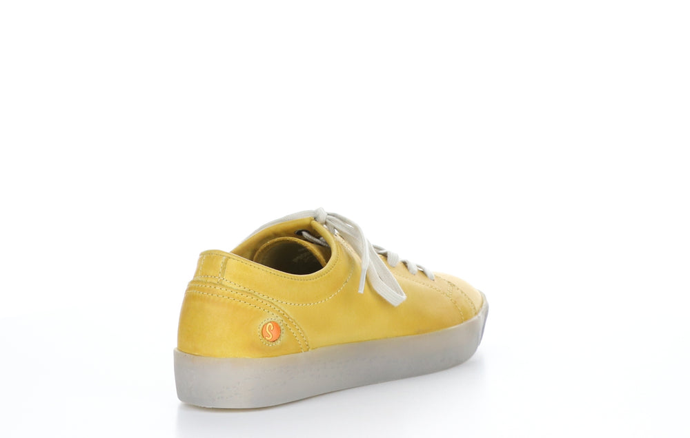 SADY584SOF Washed Yellow Lace-up Trainers