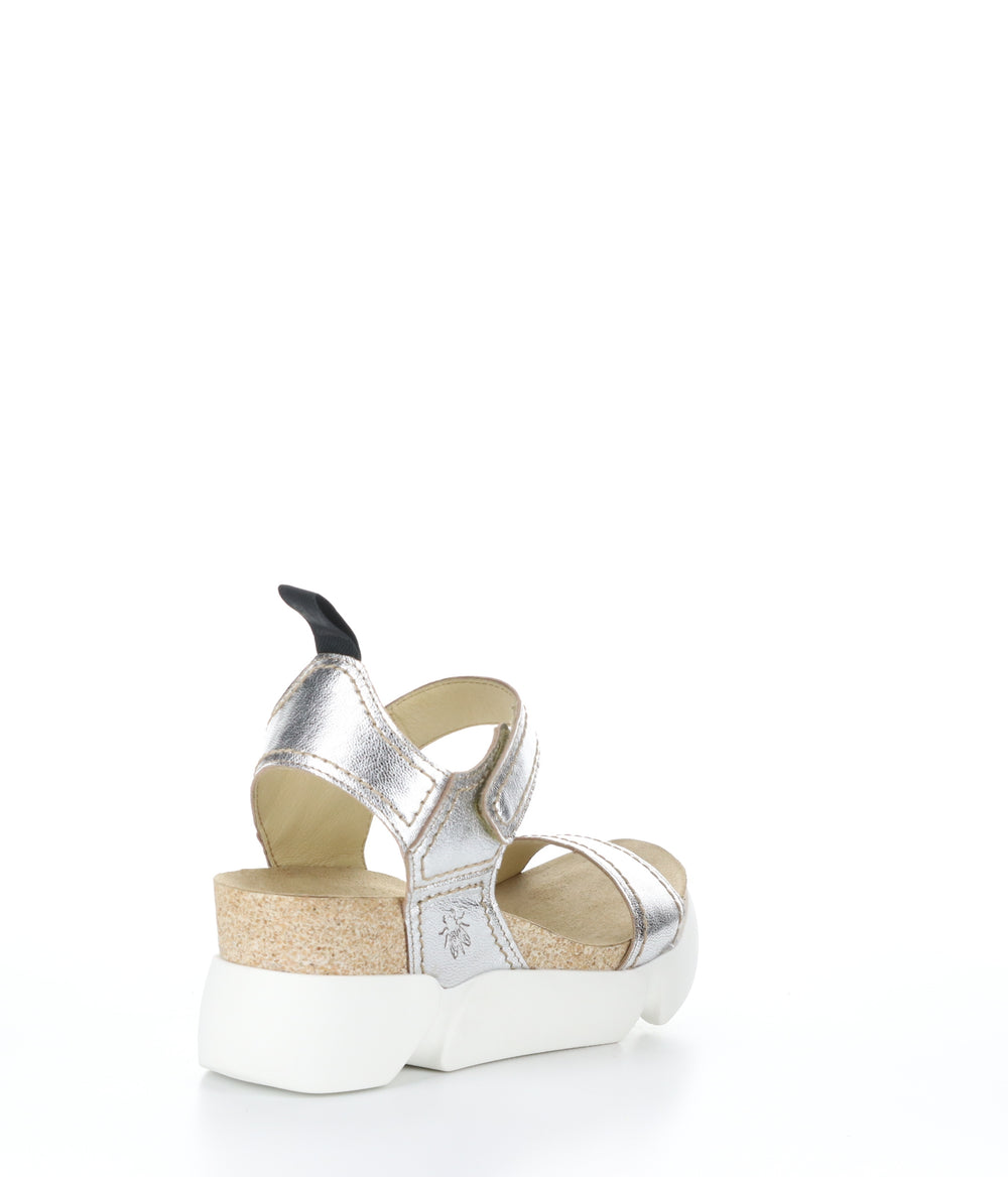 SENA580FLY Idra Silver Velcro Sandals