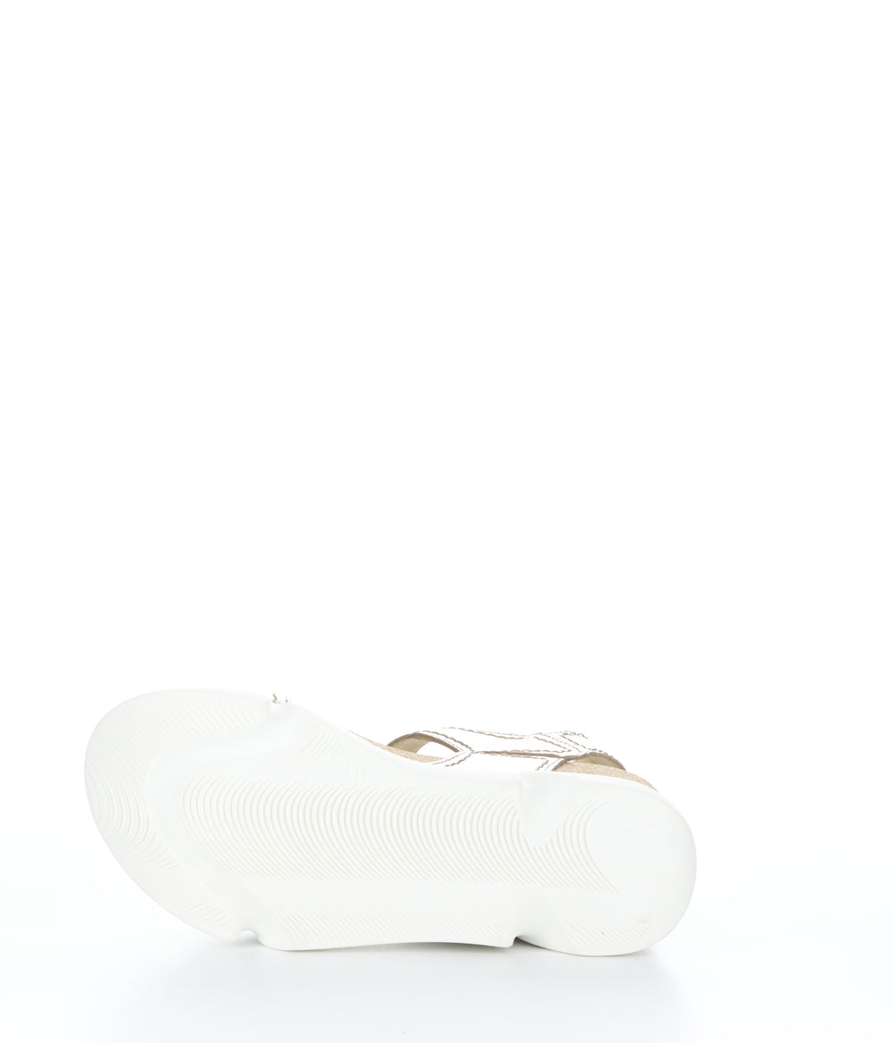 SENA580FLY Idra Silver Velcro Sandals