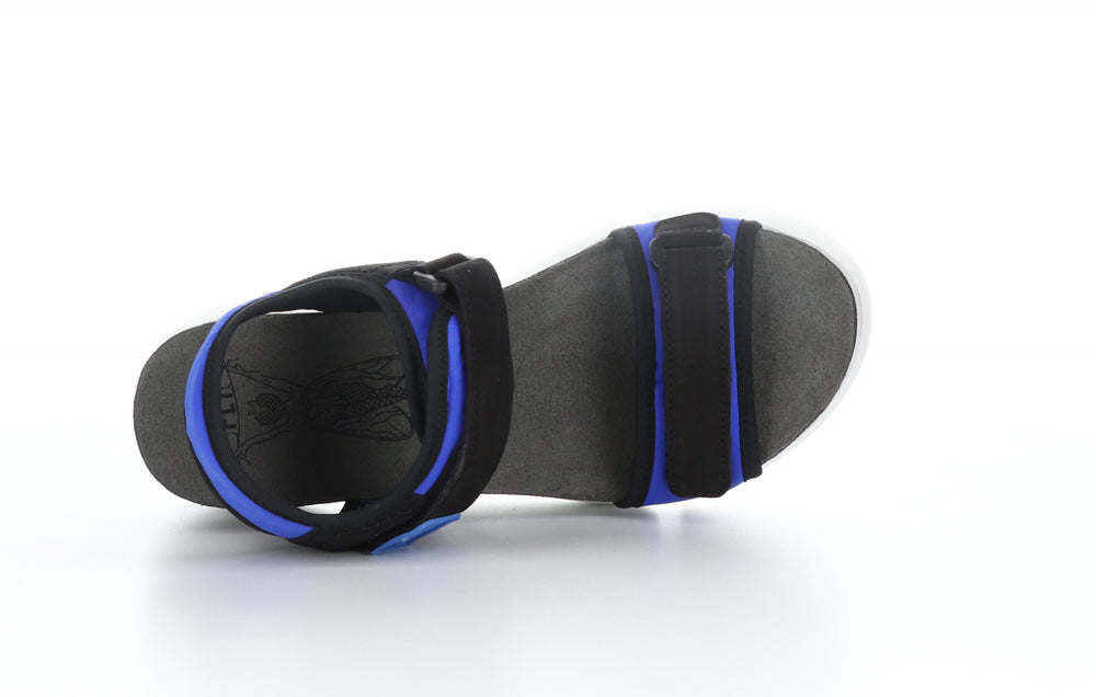 SIGO727FLY Stretch/Cupido Blue/Black Velcro Sandals