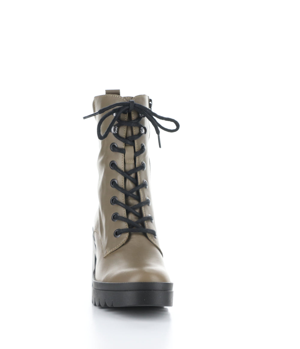 TIEL642FLY 007 TAUPE Lace-up Boots