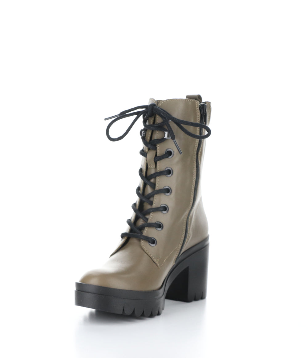 TIEL642FLY 007 TAUPE Lace-up Boots