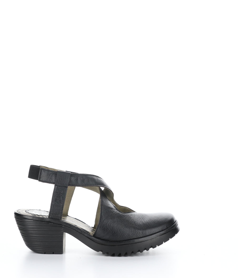 WAGE368FLY BLACK Round Toe Shoes
