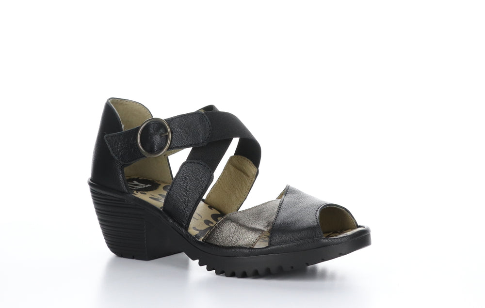 WAID291FLY Mousse/Idra Black/Bronze Crossover Sandals