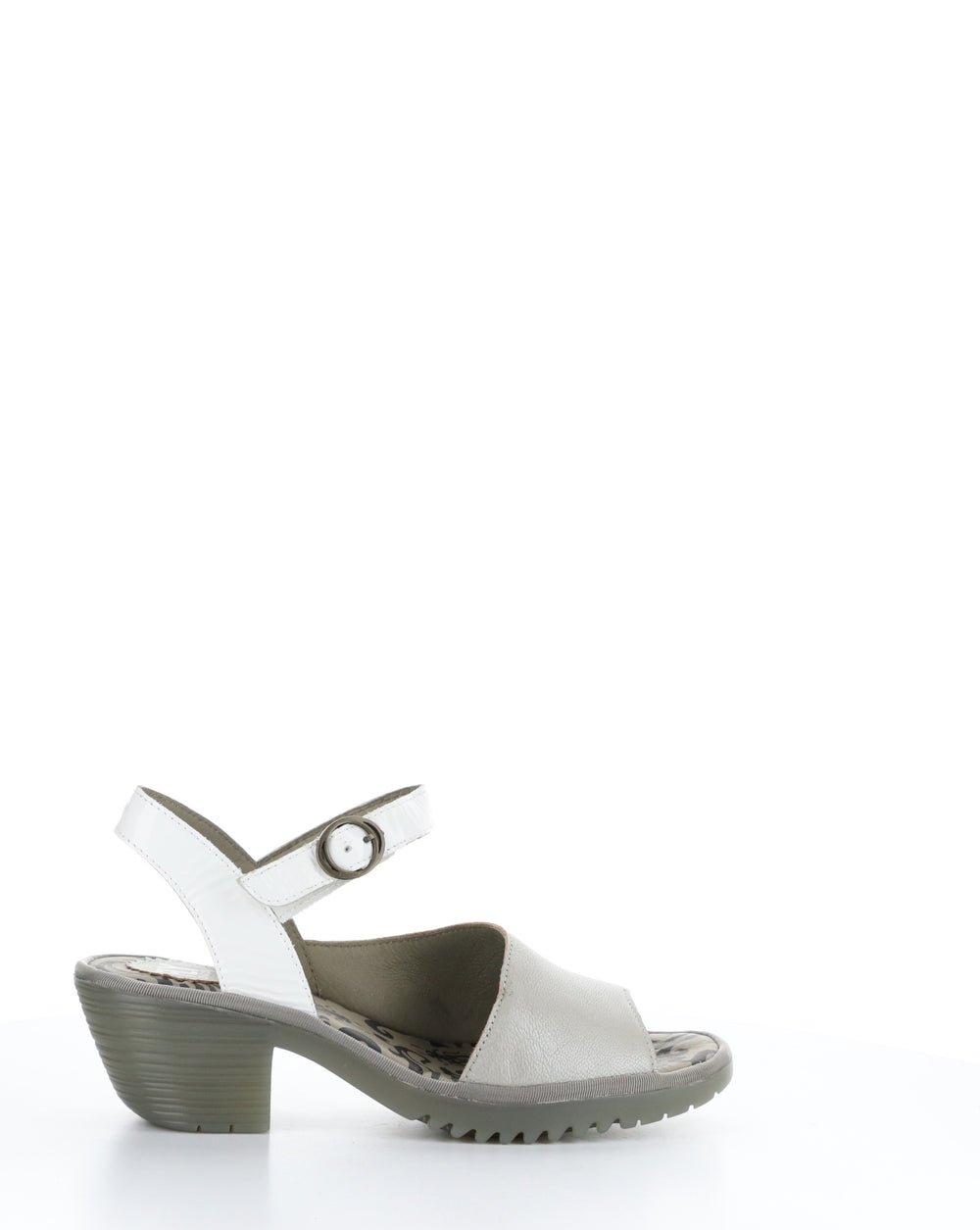 WELY439FLY 001 SILVER/OFF WHITE Velcro Sandals