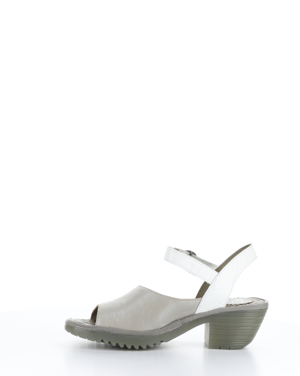 WELY439FLY 001 SILVER/OFF WHITE Velcro Sandals