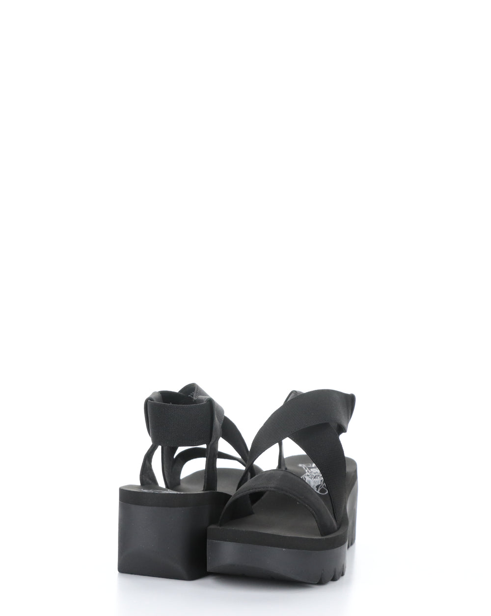 YABY922FLY 000 BLACK Elasticated Sandals