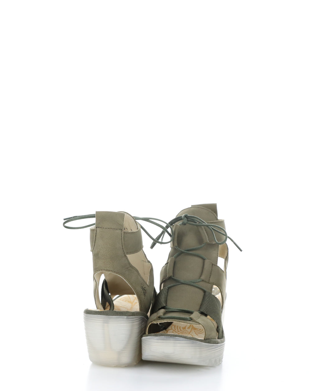 YACA413FLY 001 KHAKI Lace-up Sandals